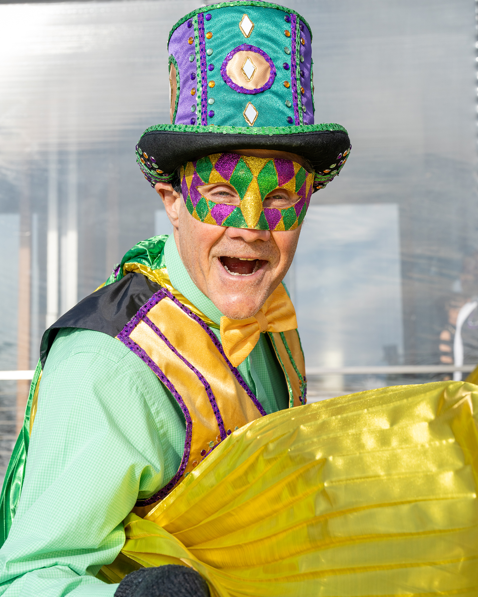 Creepy Mardi Gras Guy